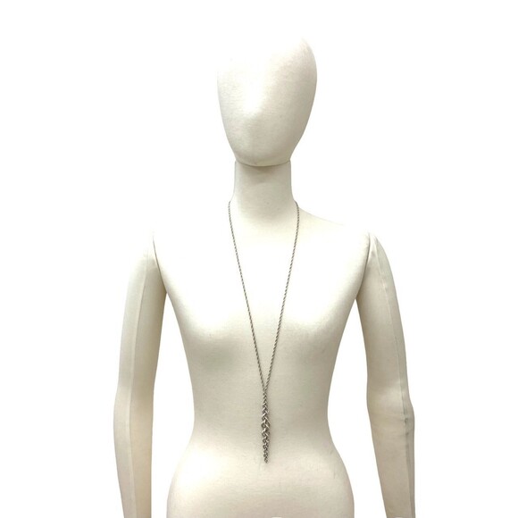 HERMES Vintage Atalante Necklace, Sterling Silver 925 Chain Pendant, Silver, ... - Picture 2 of 4